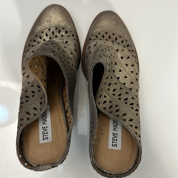 Steve Madden Gold Harmony Mules Size 10 - Picture 8 of 14